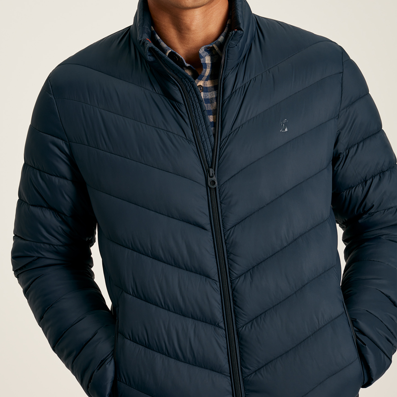 Joules Men's Garrett Zip Front Padded Jacket - Dark Navy-3